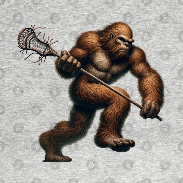 Sasquatch Lacrosse | Bigfoot Sports, Gifts for Lacrosse Players by blueduckstuff